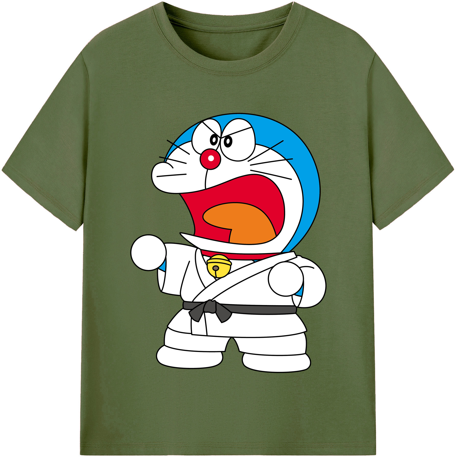 （画像用） ドラえもん Doraemon 綿100％半袖Tシャツ（フロントプリント）